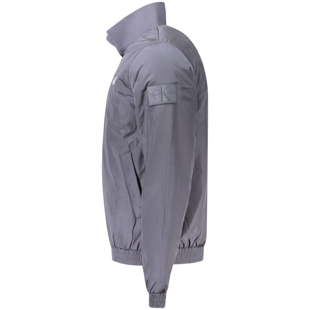 Calvin Klein Blue Polyamide Men Jacket -   -  Calvin Klein.