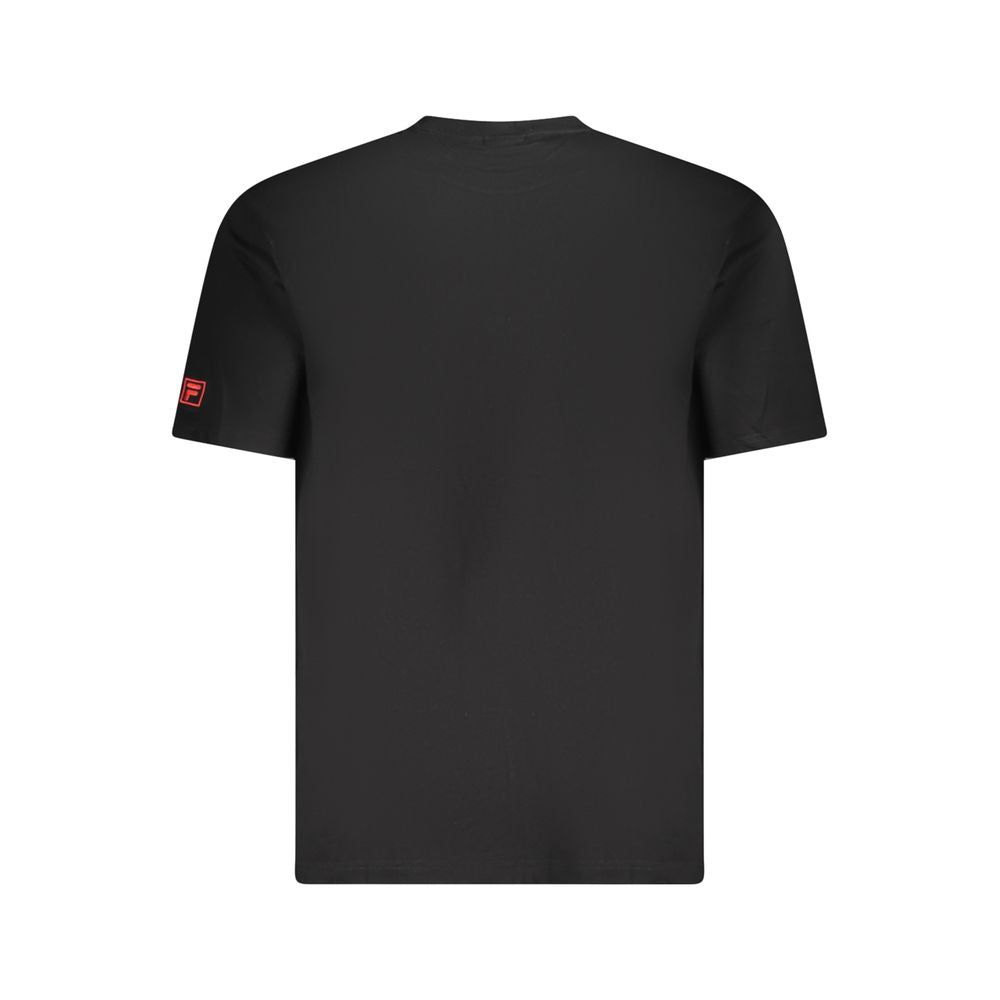 Fila Black Cotton Men T-Shirt -   -  Fila.