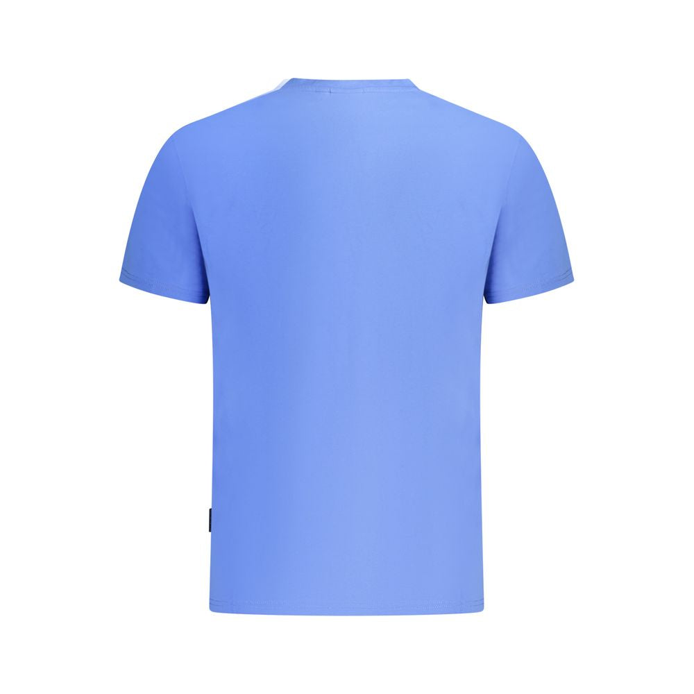 Napapijri Blue Cotton Men T-Shirt -   -  Napapijri.