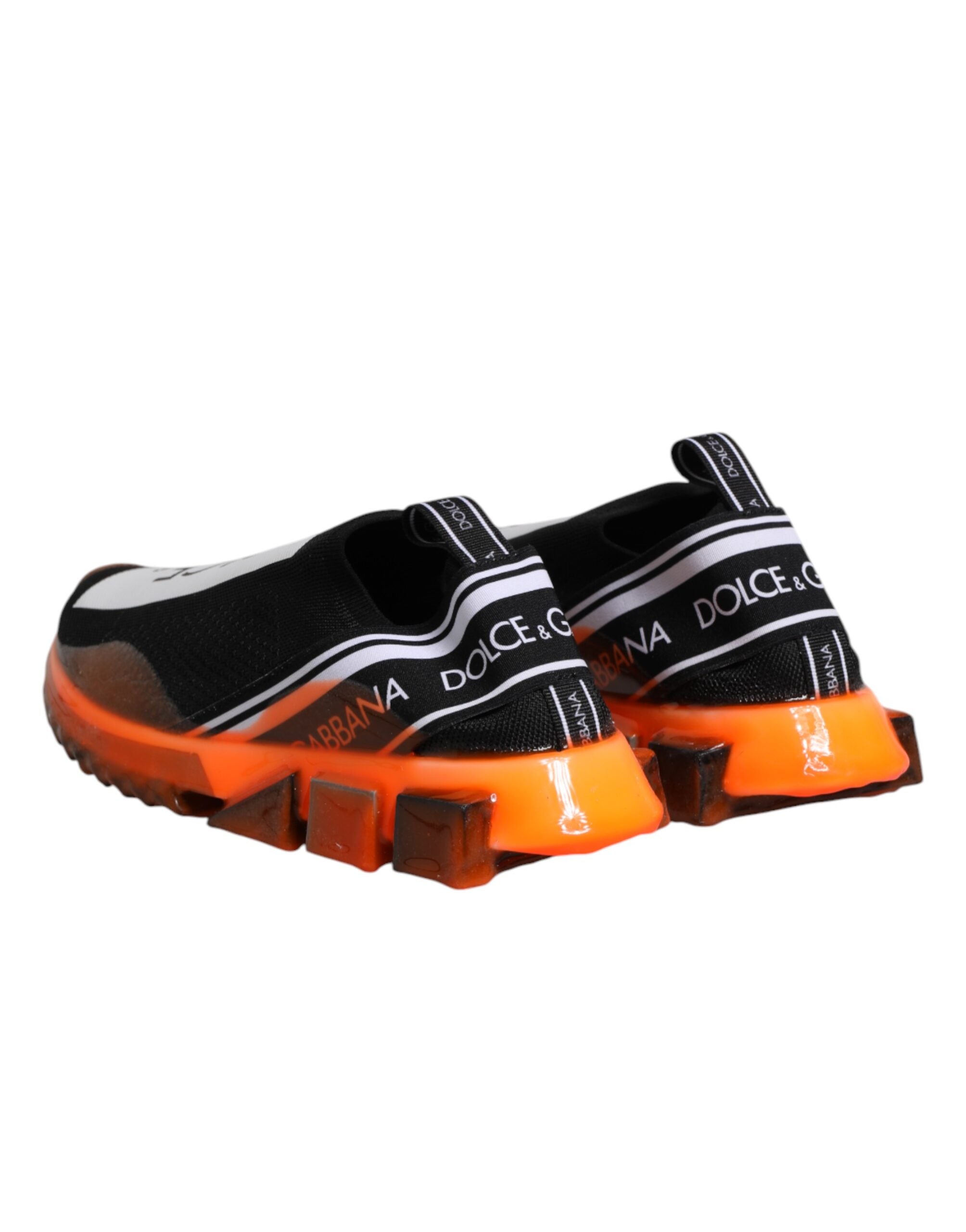 Dolce & Gabbana Black White Slip On Sorrento Sneakers Shoes -   -  Dolce & Gabbana.