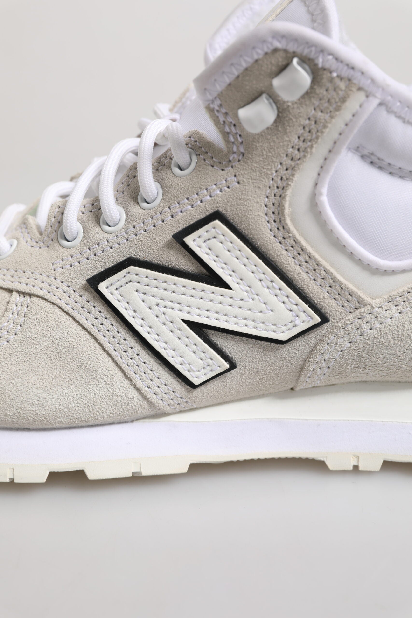 New Balance Off White Suede Sneakers Shoes -   -  New Balance.