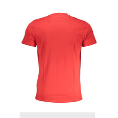 Cavalli Class Red Cotton T-Shirt -   -  Cavalli Class.