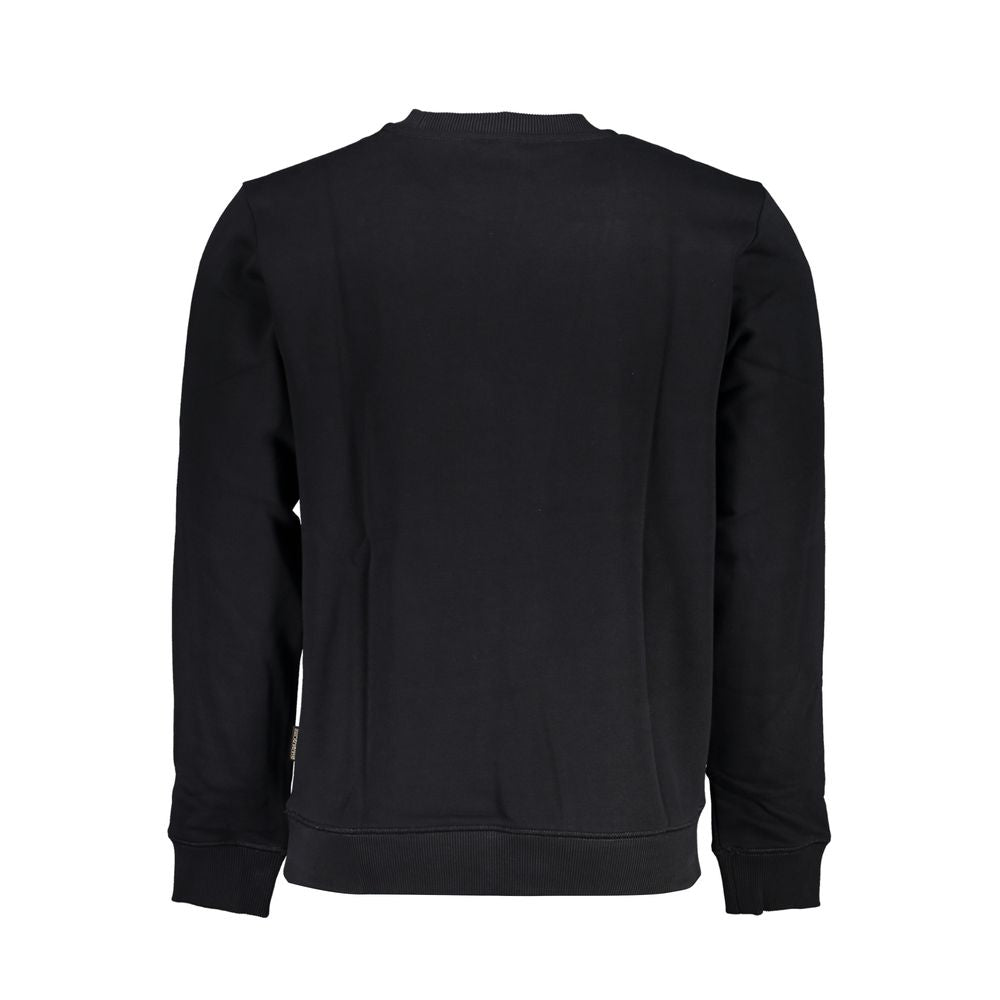 Napapijri Black Cotton Men Sweater -   -  Napapijri.