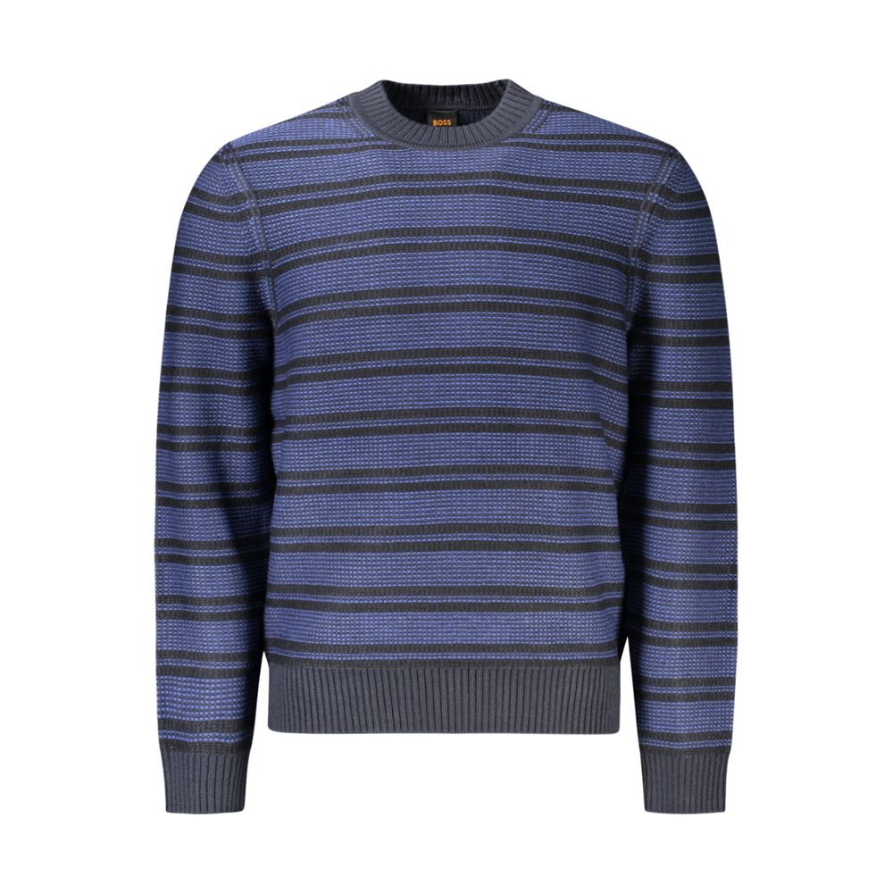 Hugo Boss Blue Wool Men Sweater -   -  Hugo Boss.