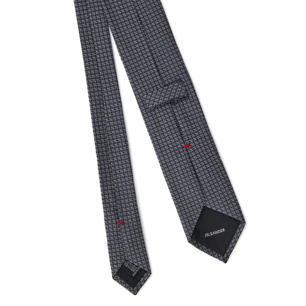 Jil Sander Gray Silk Ties & Bowty -   -  Jil Sander.