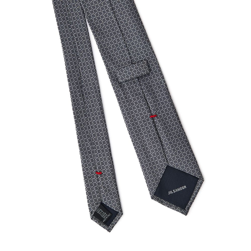 Jil Sander Gray Silk Ties & Bowty -   -  Jil Sander.
