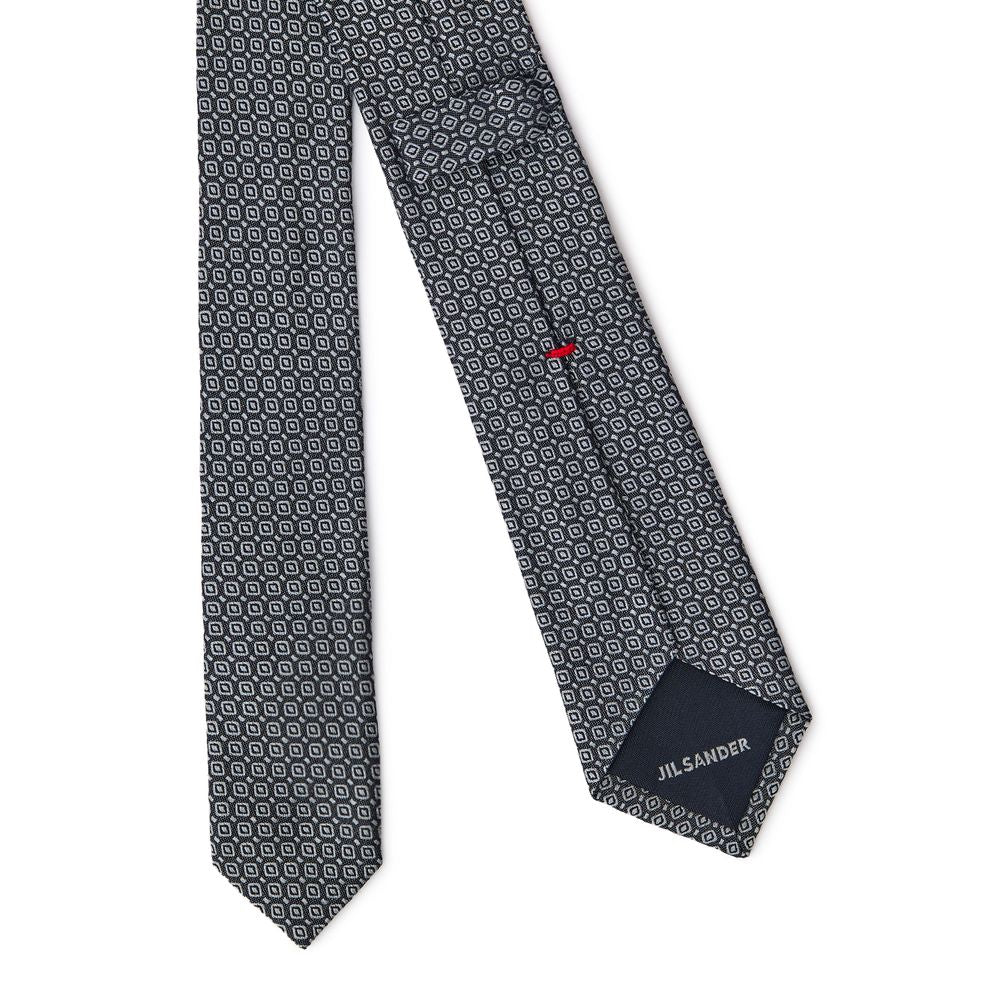 Jil Sander Gray Silk Ties & Bowty -   -  Jil Sander.