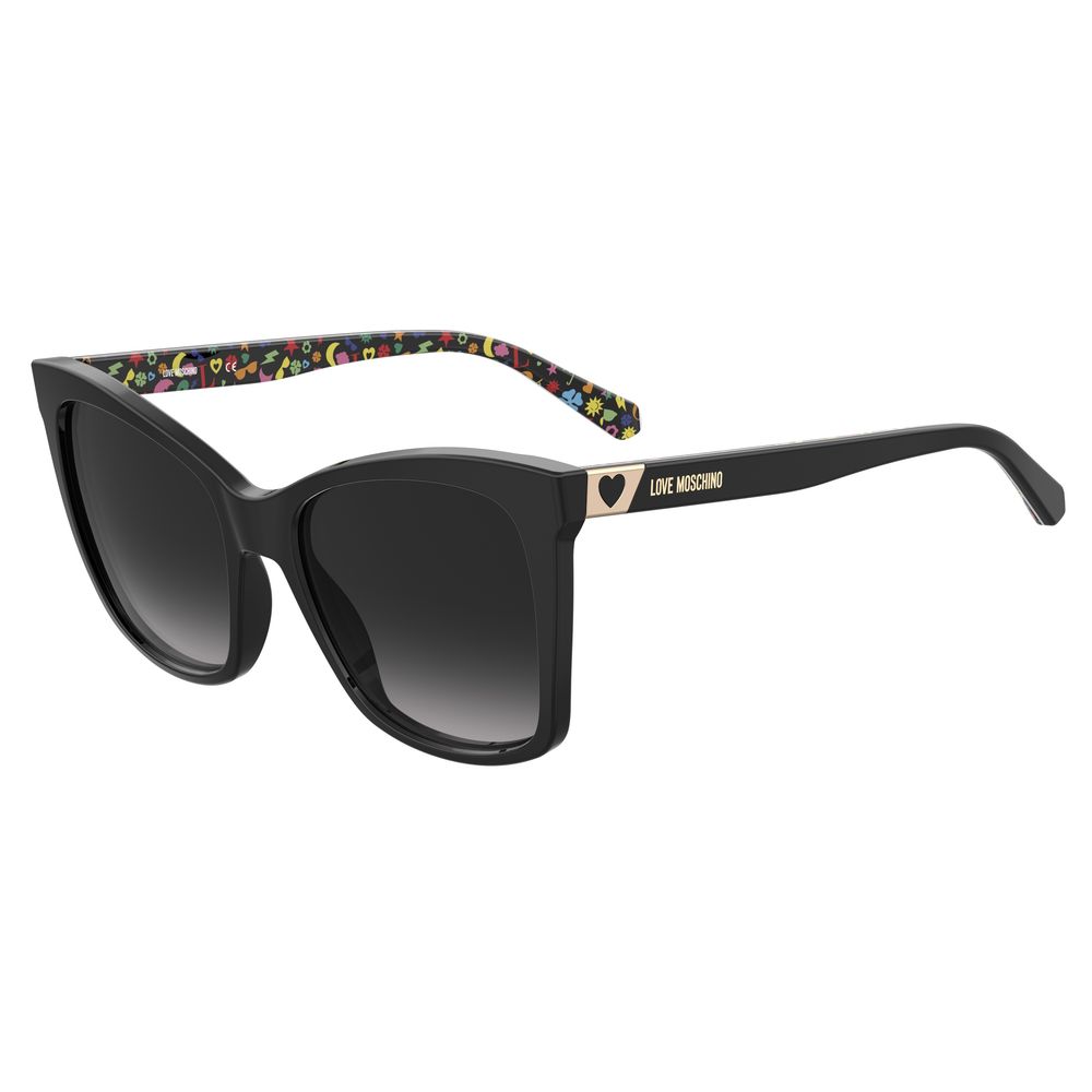 Love Moschino Black Acetate Sunglasses -   -  Love Moschino.