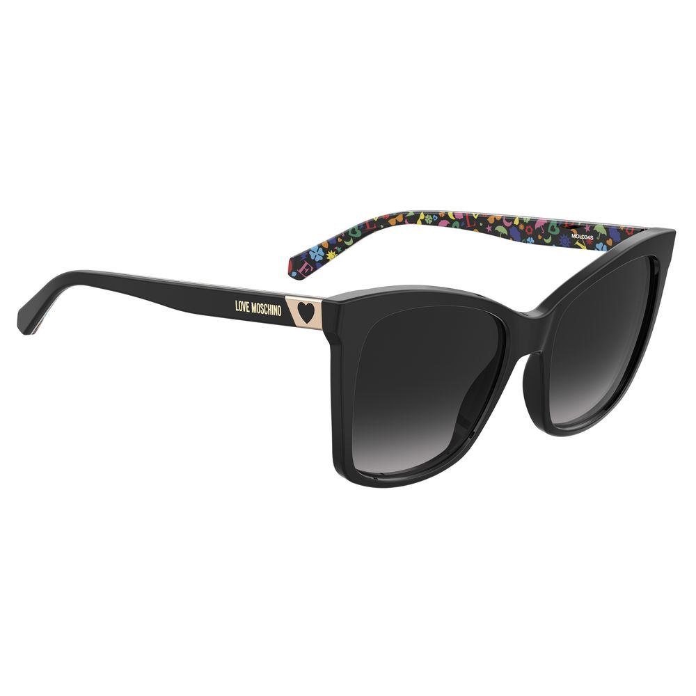 Love Moschino Black Acetate Sunglasses -   -  Love Moschino.
