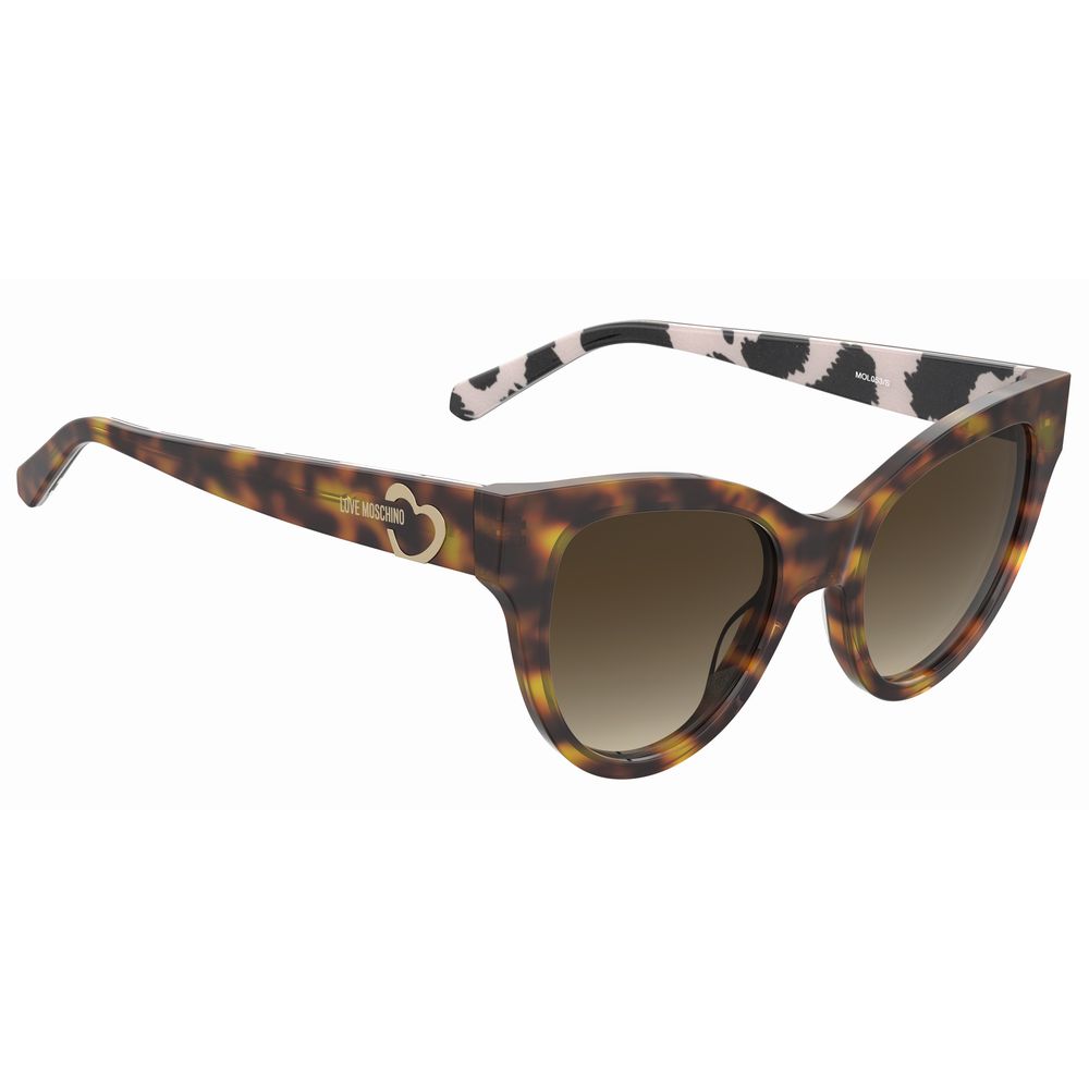 Love Moschino Brown Acetate Sunglasses -   -  Love Moschino.