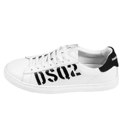 Dsquared² White Calfskin Sneaker -   -  Dsquared².