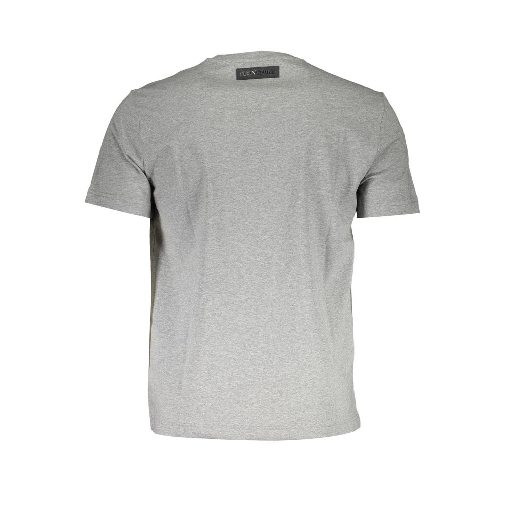Plein Sport Gray Cotton Men T-Shirt -   -  Plein Sport.