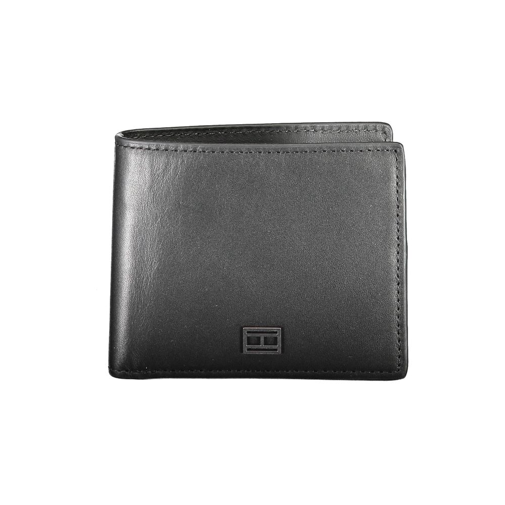 Tommy Hilfiger Black Leather Men Wallet -  Leather Wallet for Men -  Tommy Hilfiger.