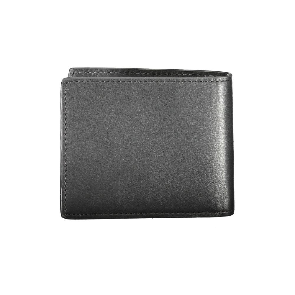Tommy Hilfiger Black Leather Men Wallet -  Leather Wallet for Men -  Tommy Hilfiger.