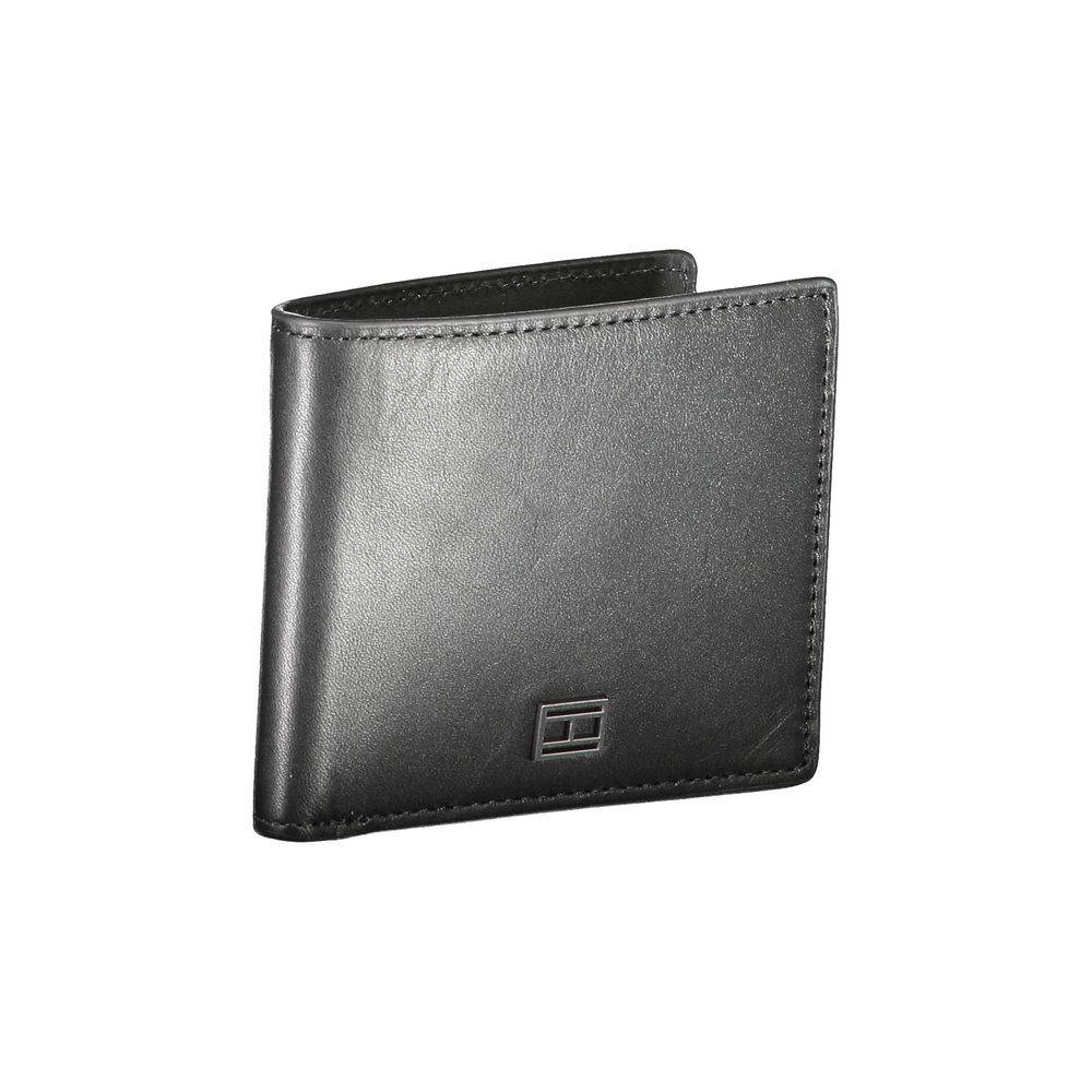 Tommy Hilfiger Black Leather Men Wallet -  Leather Wallet for Men -  Tommy Hilfiger.