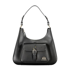 La Martina Black Leather Women Handbag -   -  La Martina.