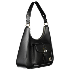 La Martina Black Leather Women Handbag -   -  La Martina.