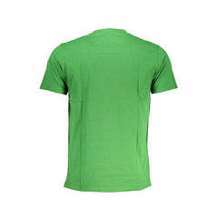 Cavalli Class Green Cotton T-Shirt -   -  Cavalli Class.