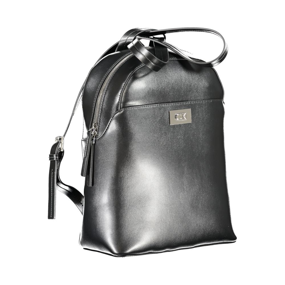 Calvin Klein Black Polyester Backpack -  Luxury Backpacks for Women -  Calvin Klein.