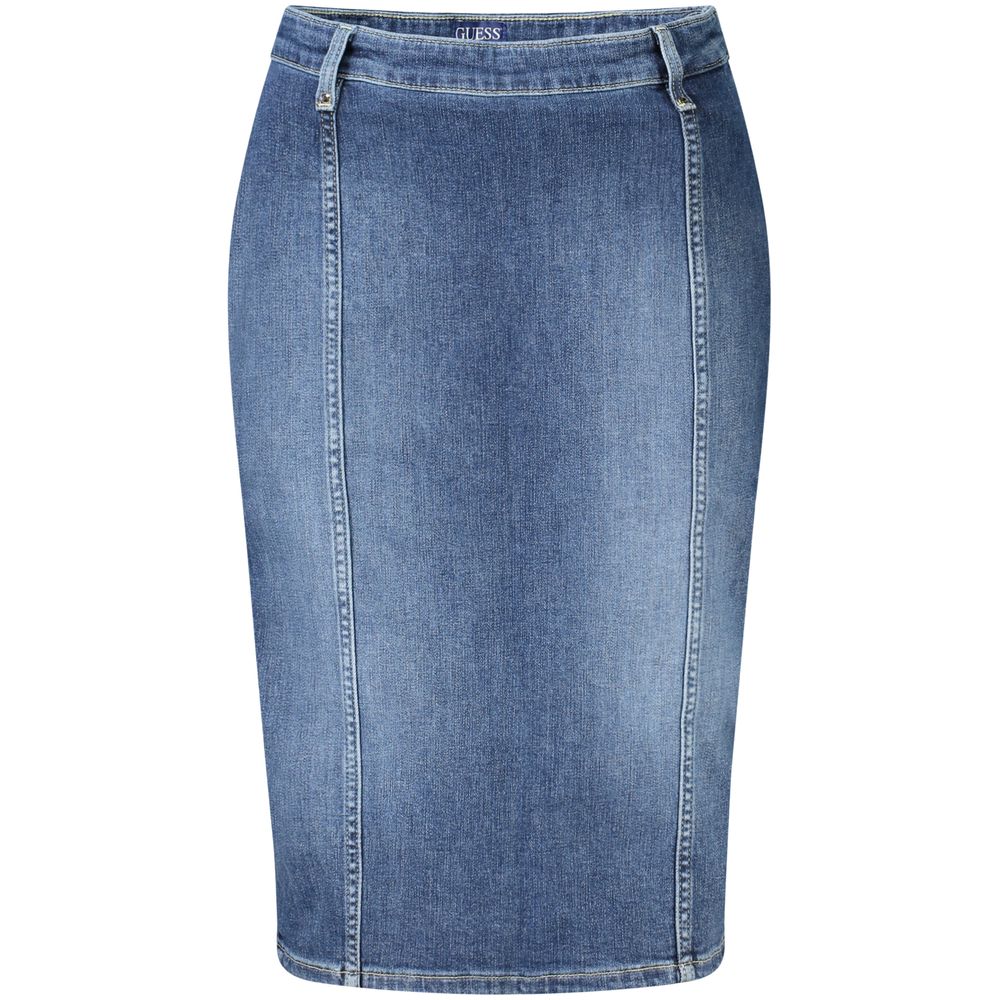 Guess Jeans Blue Cotton Women Skirt -   -  Guess Jeans.