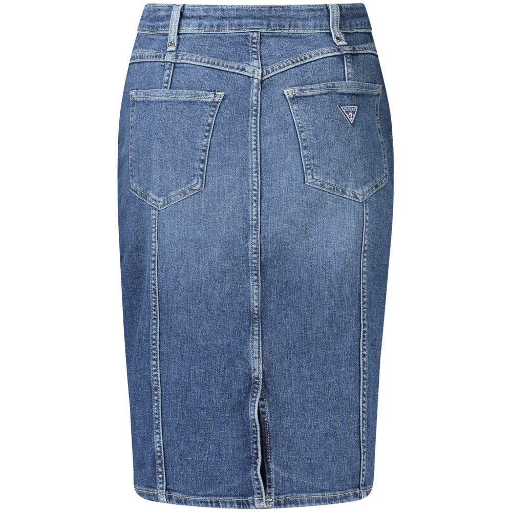 Guess Jeans Blue Cotton Women Skirt -   -  Guess Jeans.