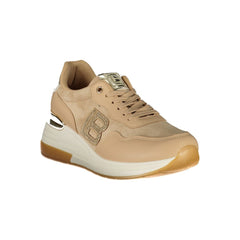 Laura Biagiotti Beige Polyester Women Sneaker -   -  Laura Biagiotti.