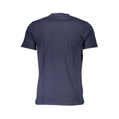 Cavalli Class Blue Cotton T-Shirt -   -  Cavalli Class.