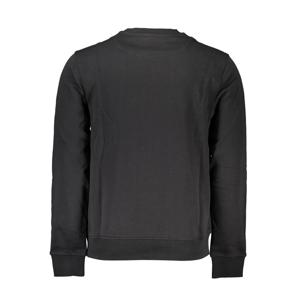 Harmont & Blaine Sleek Black Long-Sleeved Crew Neck Sweatshirt -   -  Harmont & Blaine.