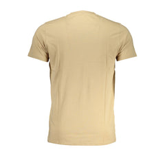 Cavalli Class Beige Cotton T-Shirt -   -  Cavalli Class.