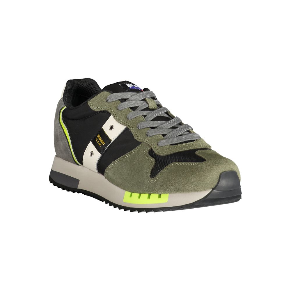 Blauer Green Polyester Sneaker -   -  Blauer.