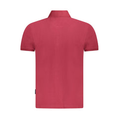 Napapijri Red Cotton Men Polo Shirt -   -  Napapijri.