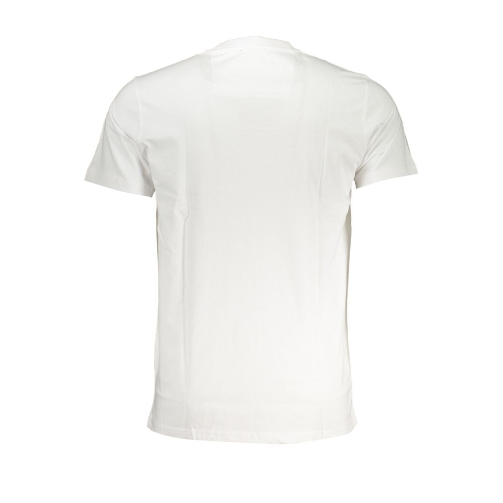 Cavalli Class White Cotton T-Shirt -   -  Cavalli Class.