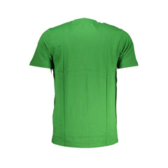 Cavalli Class Green Cotton T-Shirt -   -  Cavalli Class.
