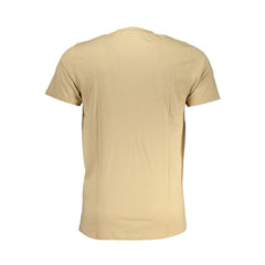 Cavalli Class Beige Cotton T-Shirt -   -  Cavalli Class.