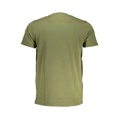 Cavalli Class Green Cotton T-Shirt -   -  Cavalli Class.