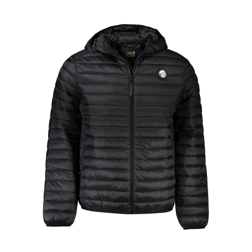 Cavalli Class Black Polyamide Men's Jacket -   -  Cavalli Class.