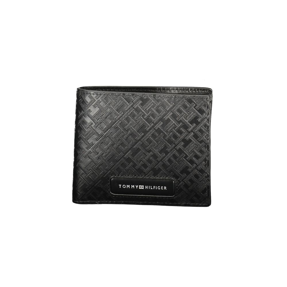 Tommy Hilfiger Black Leather Men Wallet -   -  Tommy Hilfiger.