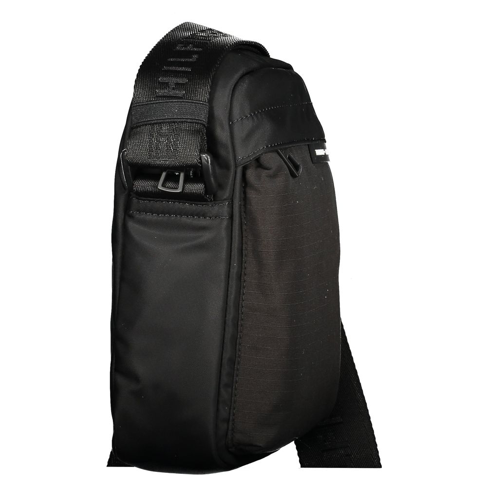 Tommy Hilfiger Black Recycled Polyester Men Shoulder Bag -   -  Tommy Hilfiger.