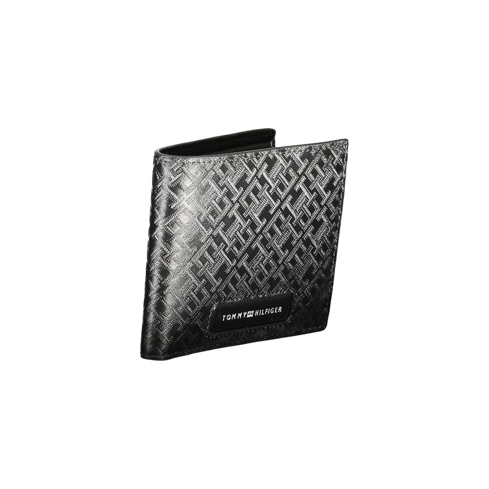 Tommy Hilfiger Black Leather Men Wallet -   -  Tommy Hilfiger.