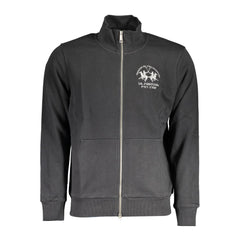 La Martina Black Cotton Men Sweater -   -  La Martina.