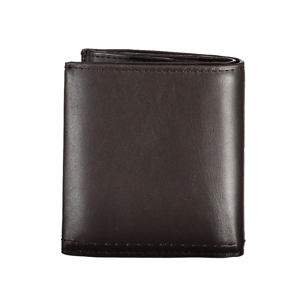 Calvin Klein Brown Leather Men Wallet -  Leather Wallet for Men -  Calvin Klein.
