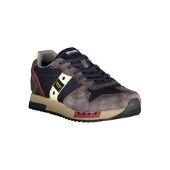 Blauer Sleek Blue Designer Sneakers with Contrast Accents -   -  Blauer.