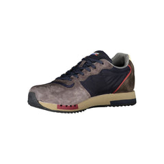 Blauer Sleek Blue Designer Sneakers with Contrast Accents -   -  Blauer.