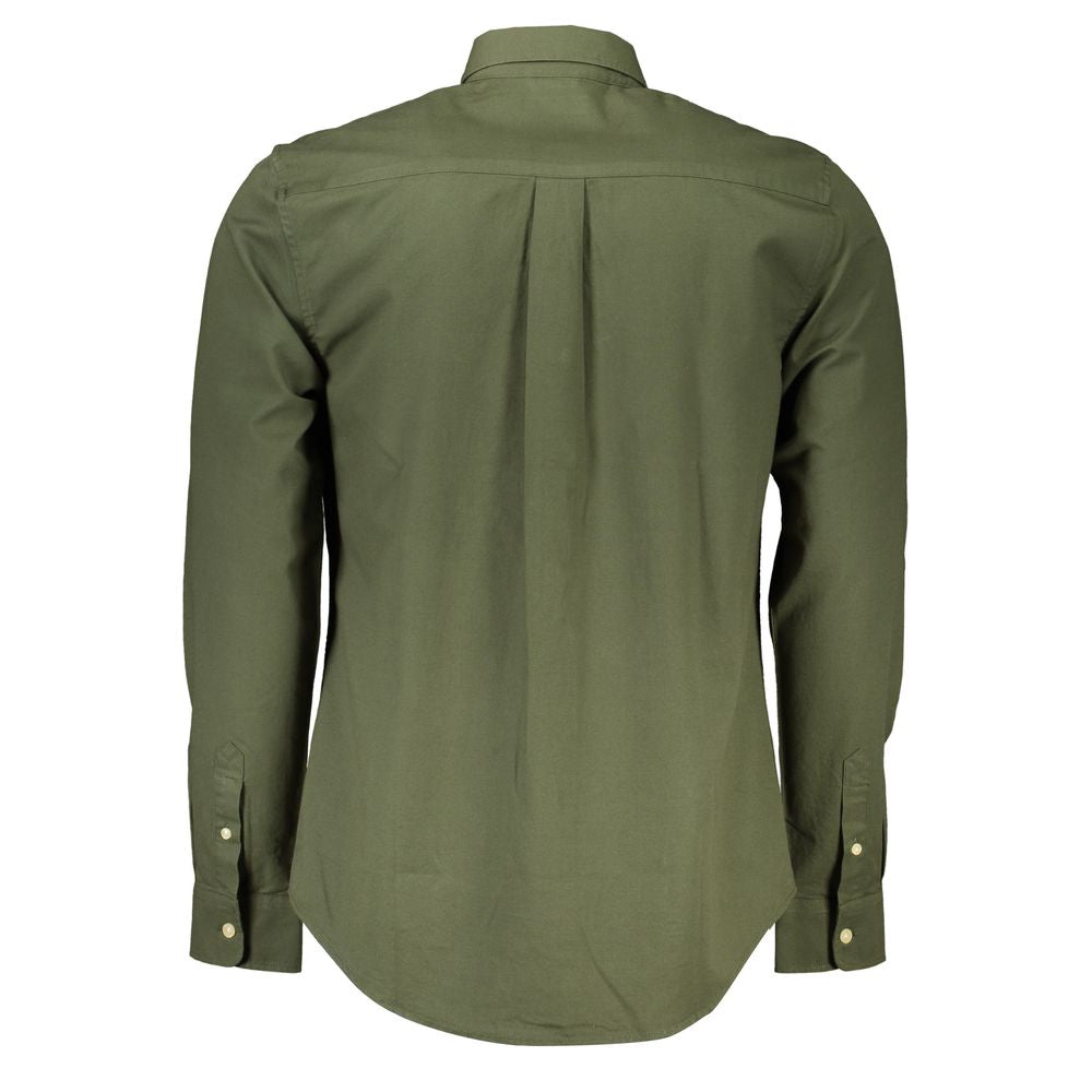 North Sails Green Cotton Men Shirt -   -  North Sails.