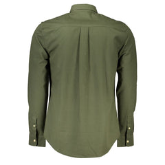 North Sails Green Cotton Men Shirt -   -  North Sails.