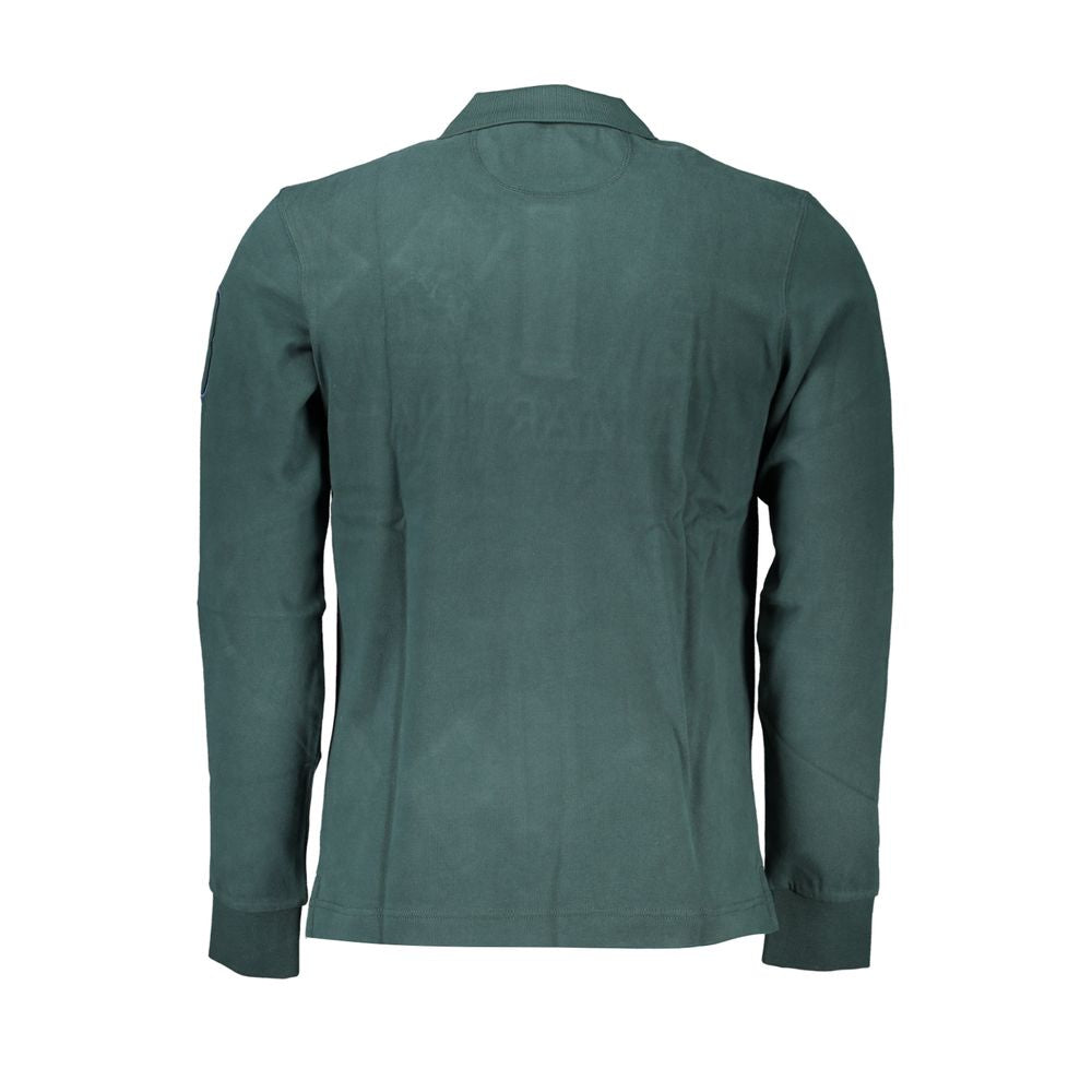 La Martina Classic Green Polo Shirt with Embroidery Detail -   -  La Martina.