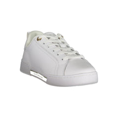 Tommy Hilfiger Chic White Lace-Up Sneakers with Contrast Detail -   -  Tommy Hilfiger.