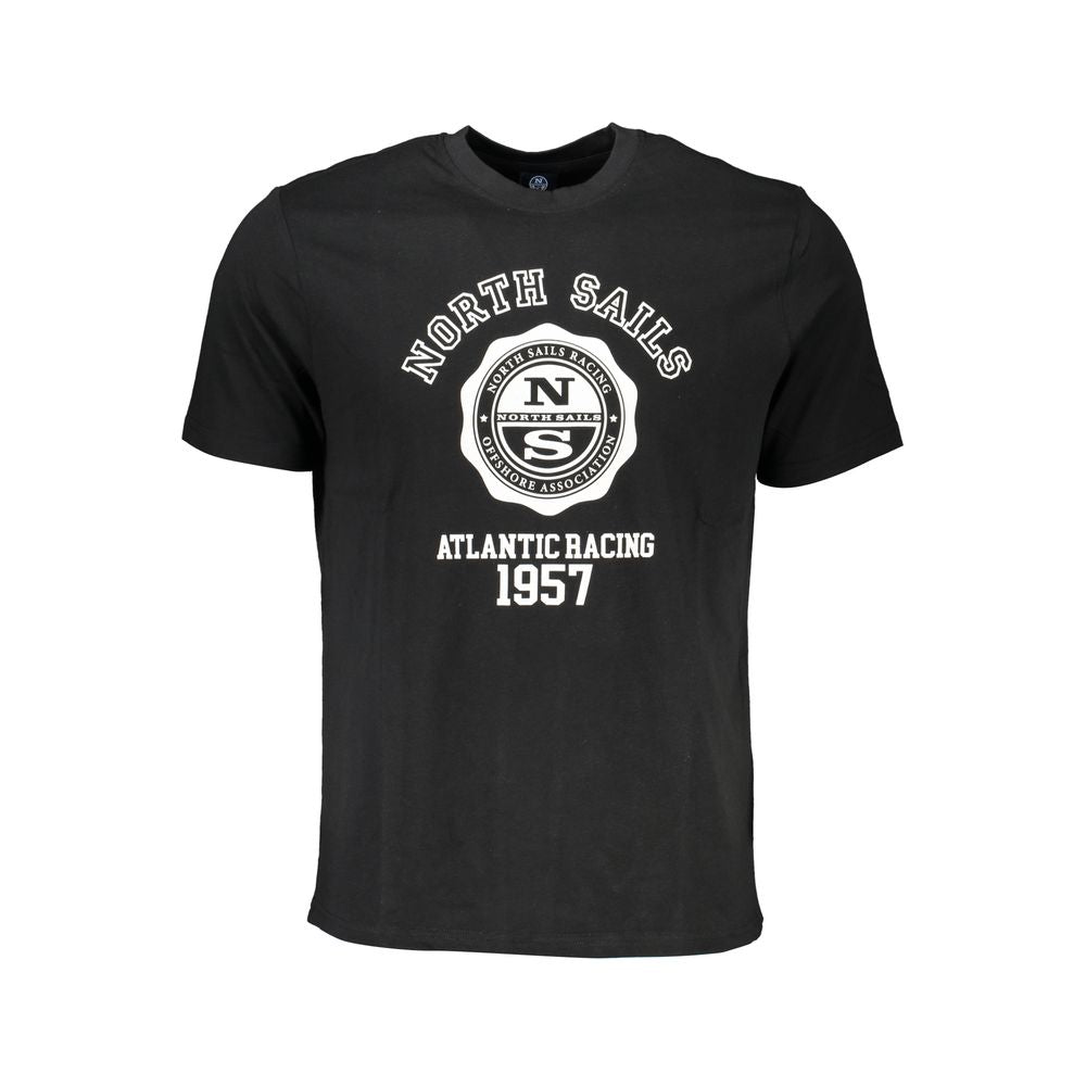 North Sails Black Cotton T-Shirt -   -  North Sails.
