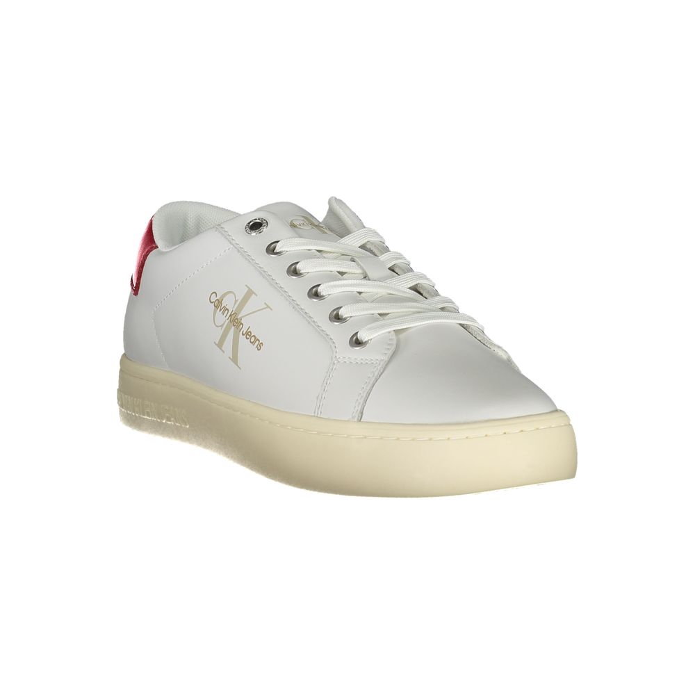 Calvin Klein Eco-Conscious White Lace-up Sneakers -   -  Calvin Klein.