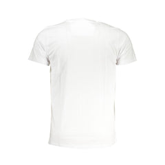 Cavalli Class White Cotton T-Shirt -   -  Cavalli Class.
